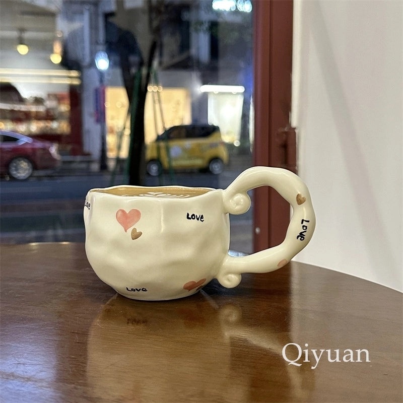 Charming Floral Ceramic Coffee Mug Single Piece|Home & Kitchen Mugs