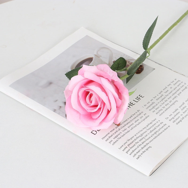 Velvet Pearl Rose Wall Decor for Home Hotel Wedding Valentine's Day | Home Decor & Wall Art