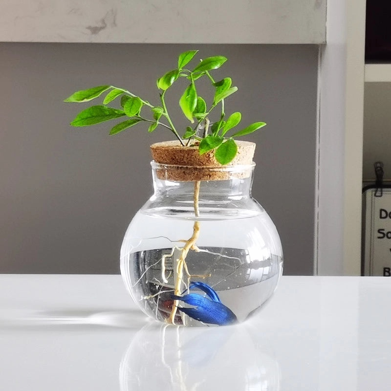 Elegant Geometric Glass Artificial Flowers for Home Decor|Home Decor Accessories