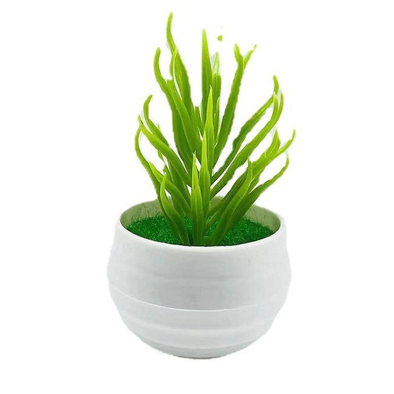 Artificial Succulent Aloe Plant Desktop Decoration Small Green Radish Pot|Home Decor