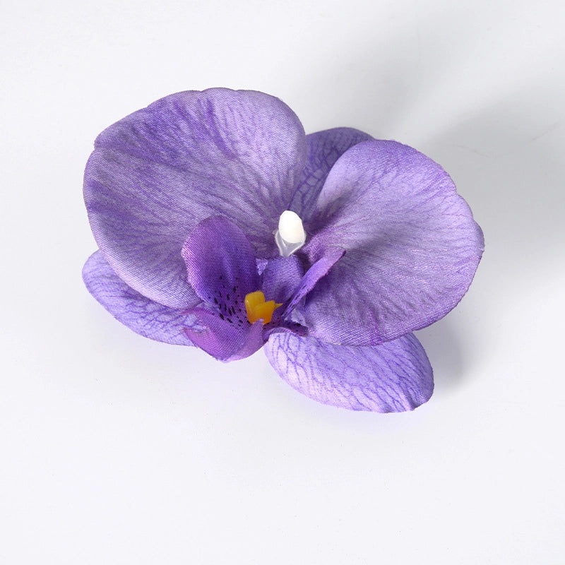 Artificial Phalaenopsis Flower Head Hairpin for DIY Wedding Decorations|Hair Accessories