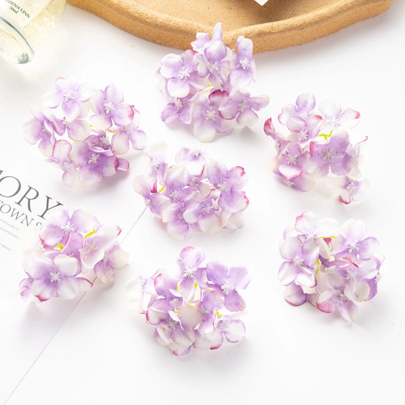 Elegant Pastoral Hydrangea Silk Flowers Artificial Plants for Home Decor|Artificial Flowers