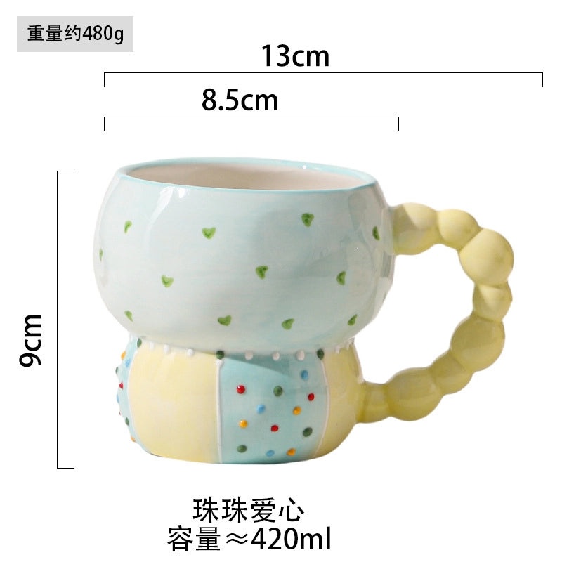 Charming Floral Ceramic Coffee Mug Single Piece|Home & Kitchen Mugs