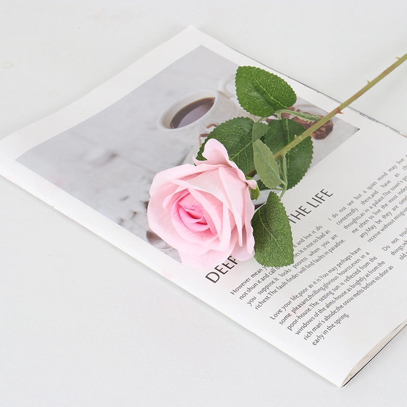 Velvet Pearl Rose Wall Decor for Home Hotel Wedding Valentine's Day | Home Decor & Wall Art