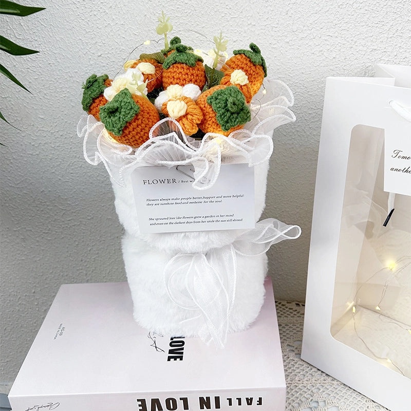 Simple Elegant Fabric Flower Bouquet|Home Decor Artificial Flowers