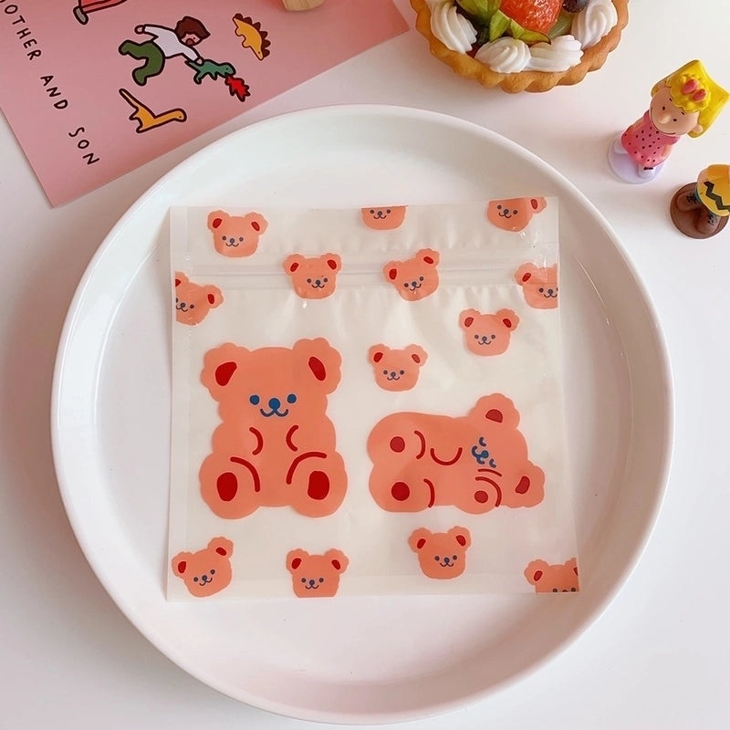 Adorable Bear Snack Pouch for Biscuits and Candy | Food Storage Bags
