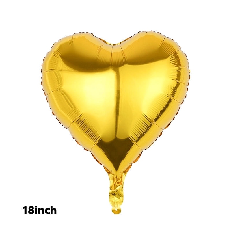 Birthday Star and Heart Shaped Aluminum Foil Balloons for Party Decorations|Party Supplies Balloons