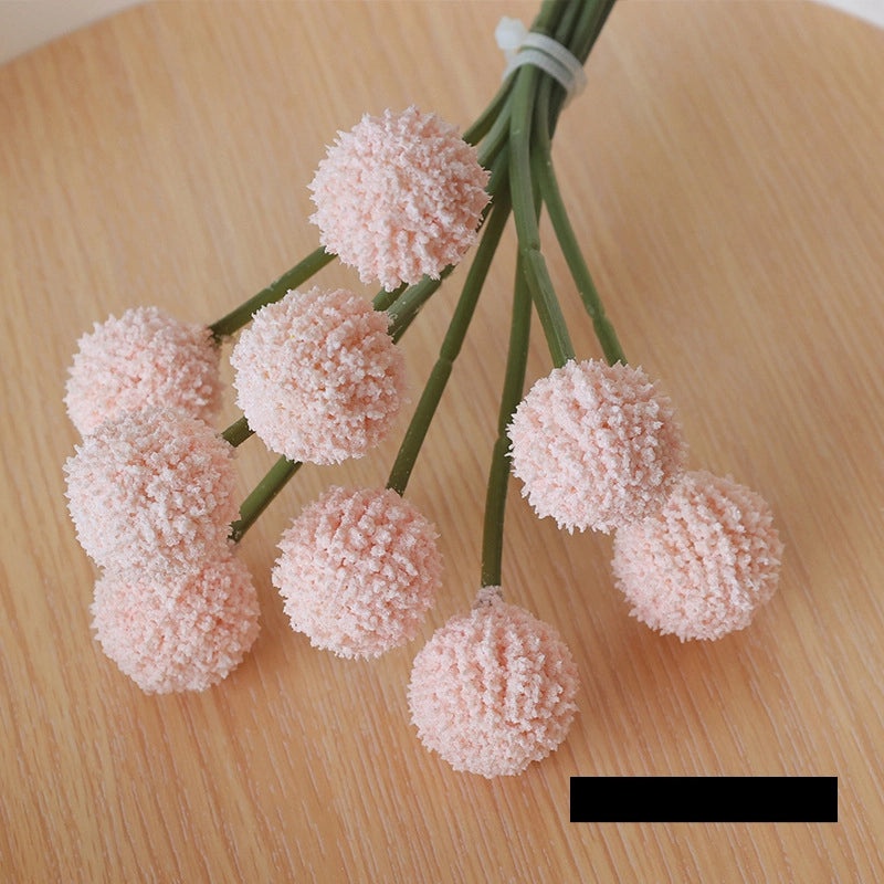 9pcs Gold Artificial Chrysanthemum Ball Bouquet Nordic Style Home Décor Dandelion Simulation|Home Decor Artificial Flowers