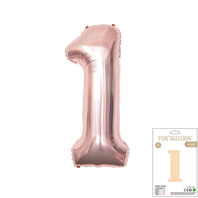 Personalized Birthday Number Balloons Aluminum Foil Party Decorations|Party Supplies Balloons