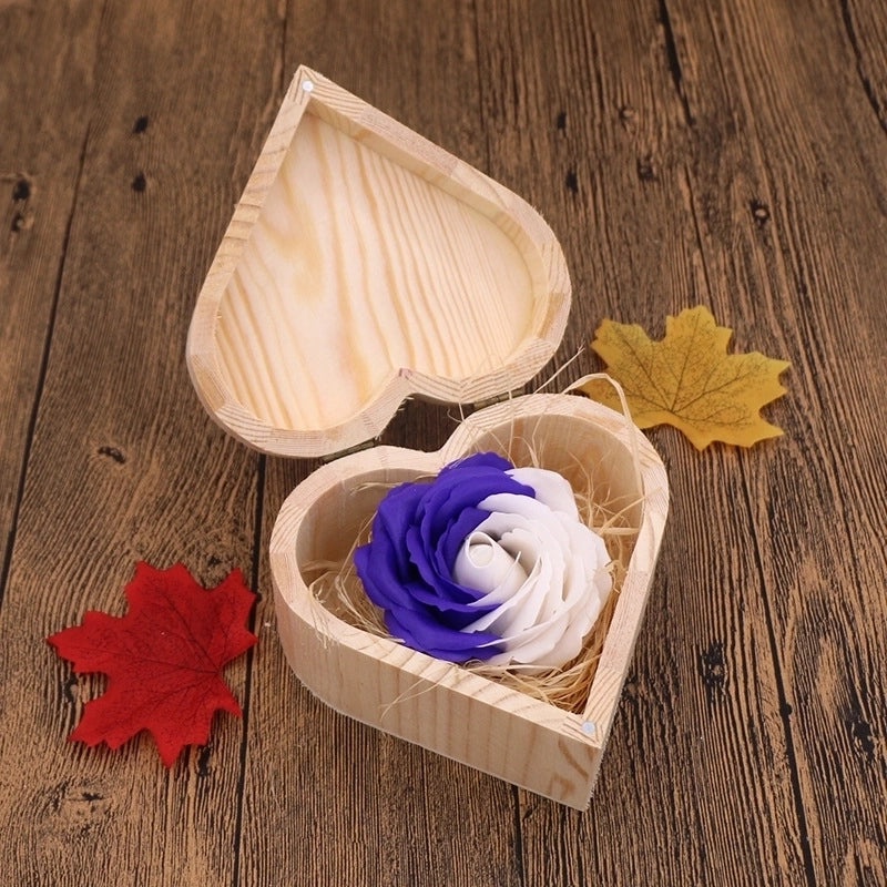 Romantic Heart-Shaped Soap Flower Bouquet for Christmas and Valentine's Day | Artificial Flowers & Home Decor