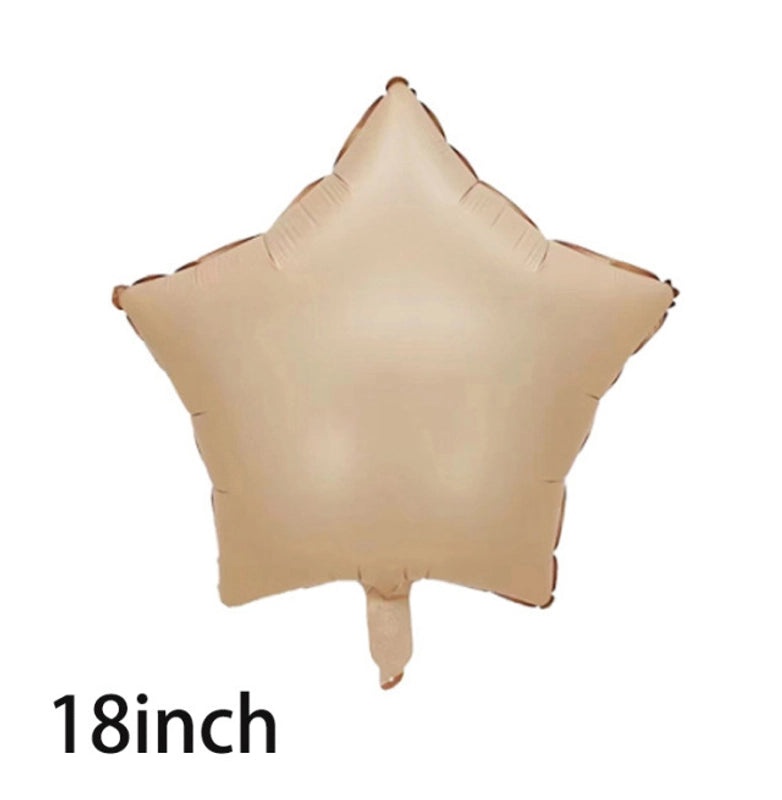 Birthday Star and Heart Shaped Aluminum Foil Balloons for Party Decorations|Party Supplies Balloons