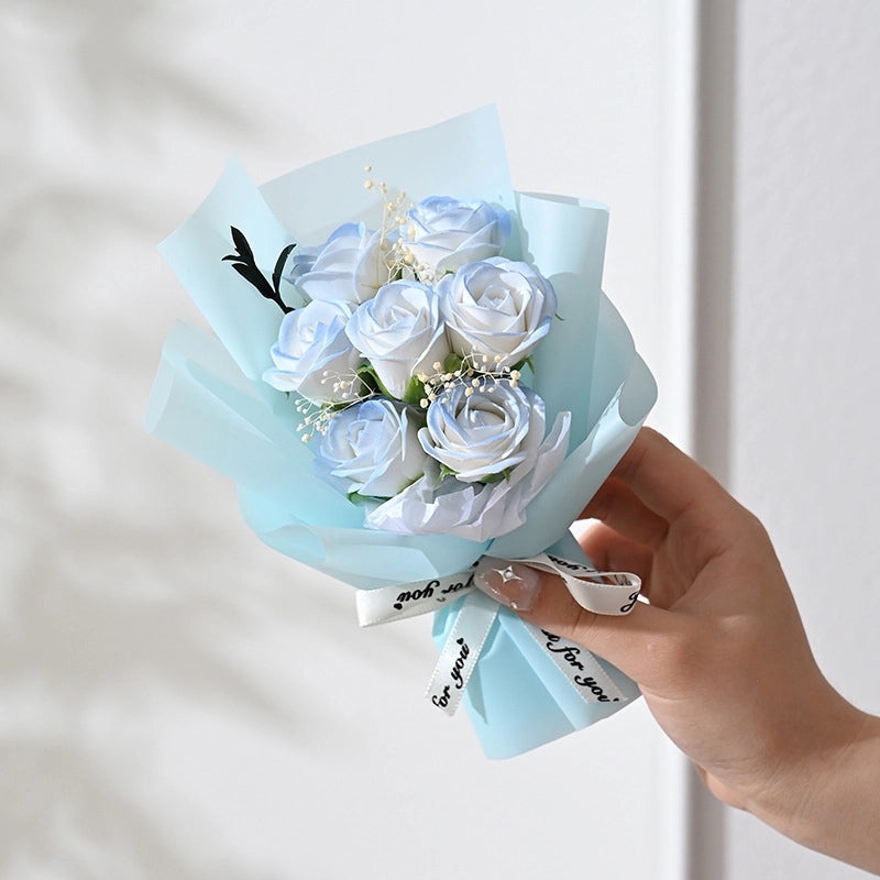 Elegant Valentine’s Day Artificial Flower Soap Gift for Women|Home Decor & Gifts