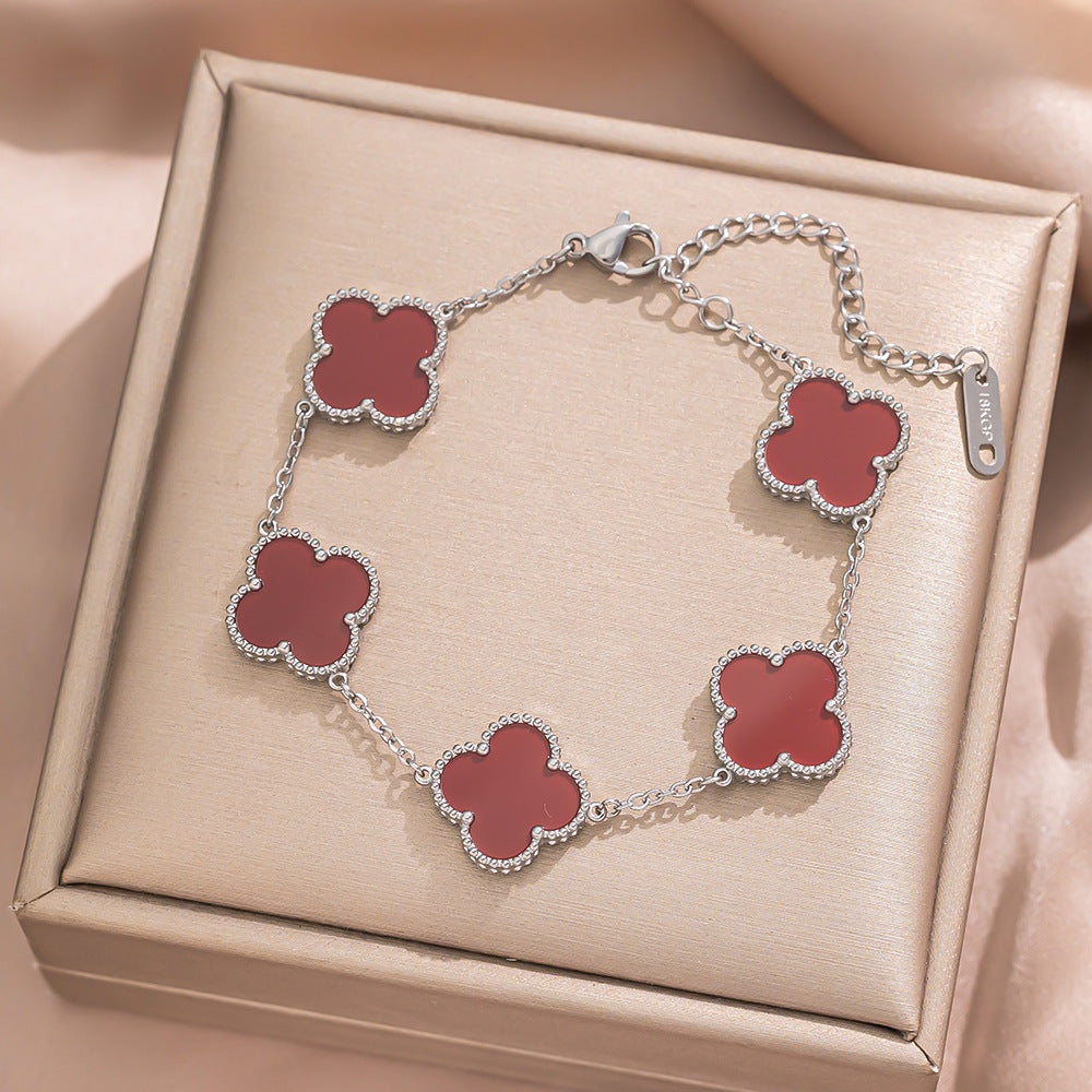 Women’s Casual Geometric Titanium Steel Electroplated Bracelet | Jewelry & Accessories