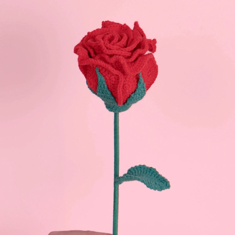 Elegant Preserved Fresh Flower Yarn for Ladies' Party Street Style|Women's Accessories