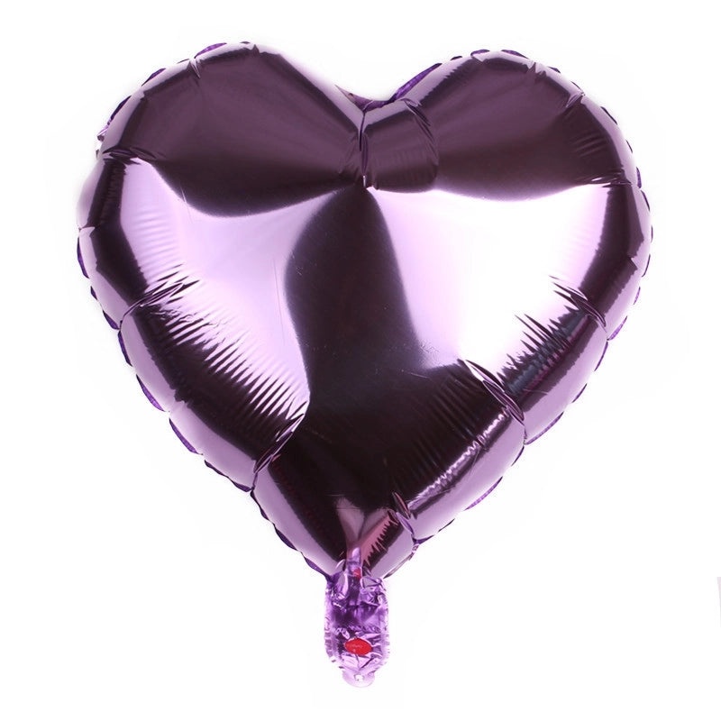 50 Pack Valentine's Day Heart-Shaped Aluminum Foil Balloons for Party Decor|Party Supplies