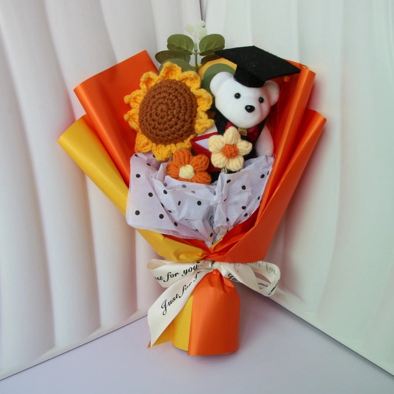 Simple Elegant Fabric Flower Bouquet|Home Decor Artificial Flowers