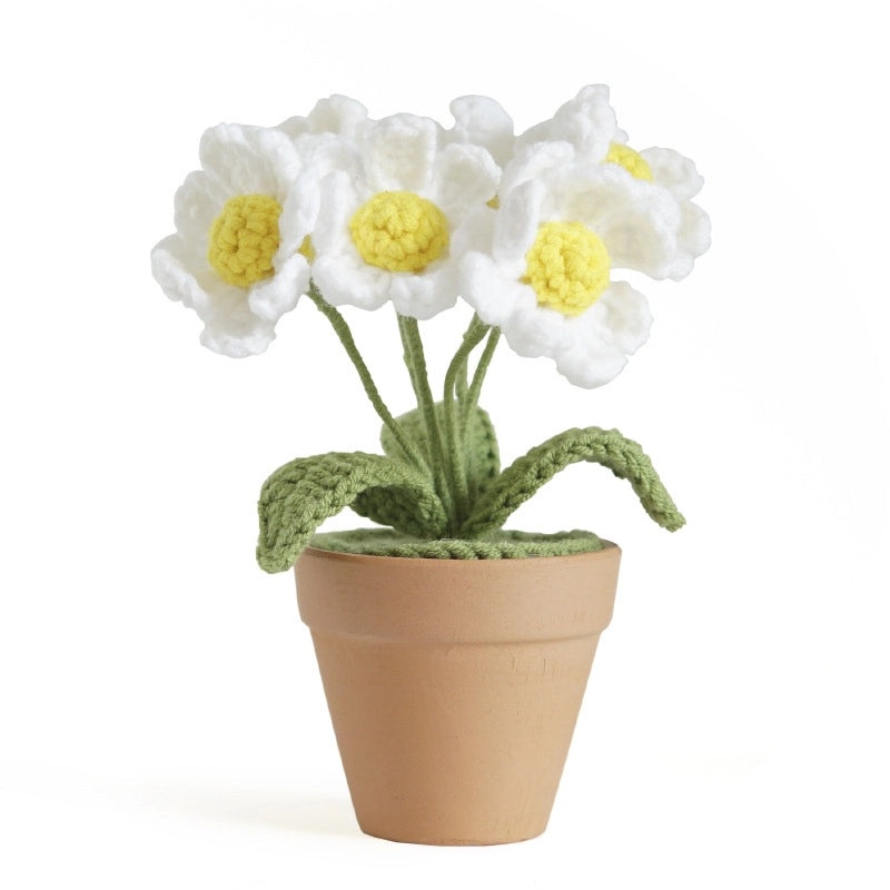 Casual Cute Flower Artificial Plants Combed Cotton Imitation Flowers for Home Decor|Home Decor Artificial Flowers