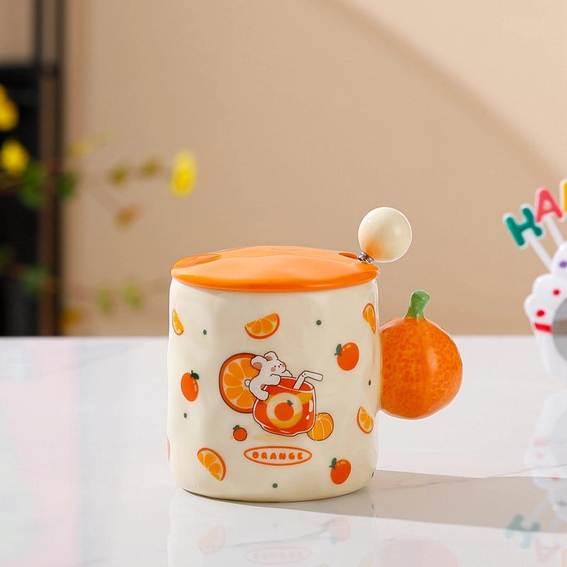 Cute Cartoon Ceramic Mug - Casual and Elegant Design | Home & Kitchen Accessories