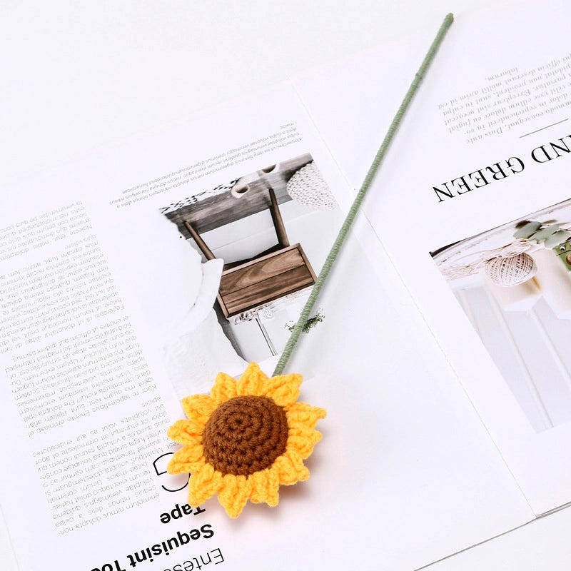 Colorful Fruit-Inspired Yarn Flowers for Decoration|Home Decor & Artificial Flowers