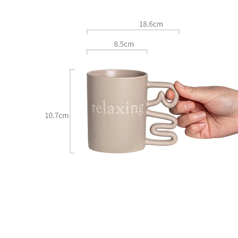 Vintage Floral Ceramic Coffee Mug 1 Pc|Home & Kitchen > Drinkware > Mugs