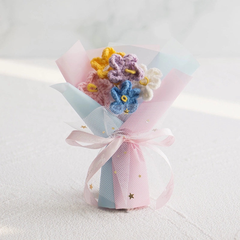 Colorful Yarn Artificial Flowers for Home Decor|Home & Garden > Home Decor > Artificial Flowers & Plants