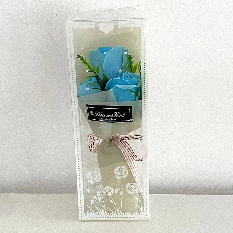 Romantic Carnation Rose Soap Flower Artificial Floral Arrangement|Home Decor Artificial Flowers