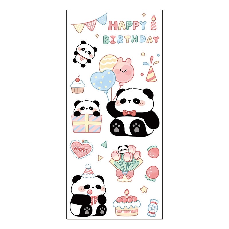 Adorable Cartoon Waterproof Decorative Sticker Set|Home Decor & Stickers