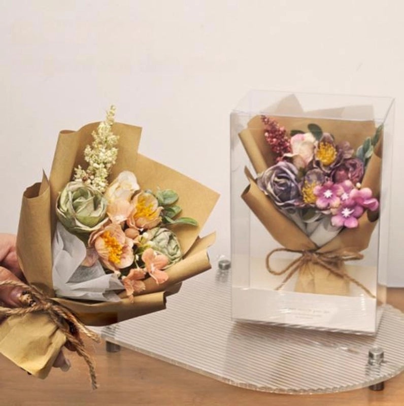 Vibrant Silk Flower Bouquet, Romantic Artificial Floral Arrangement|Home Decor Artificial Flowers