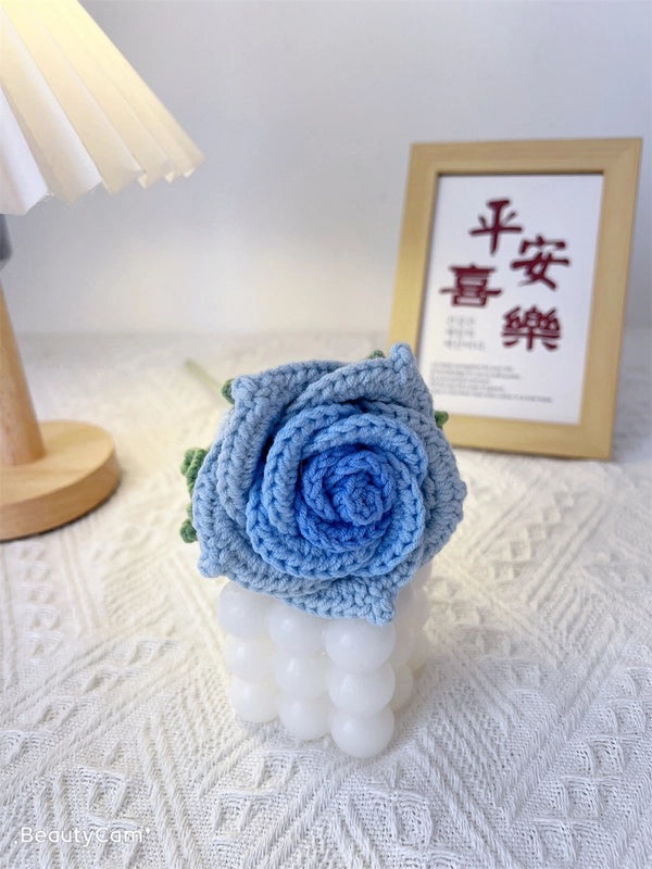 Elegant Lady Flower Yarn Artificial Blooms|Home Decor Artificial Flowers
