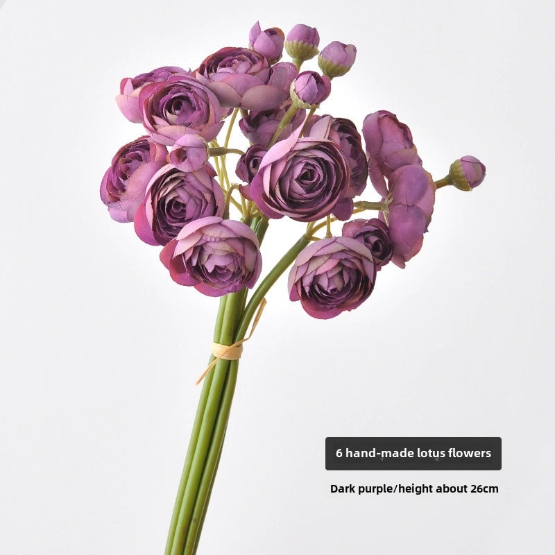 Mini Hand-tied Artificial Flower Bouquet Wedding Bridesmaid Photography Props Home Decor|Wedding Accessories