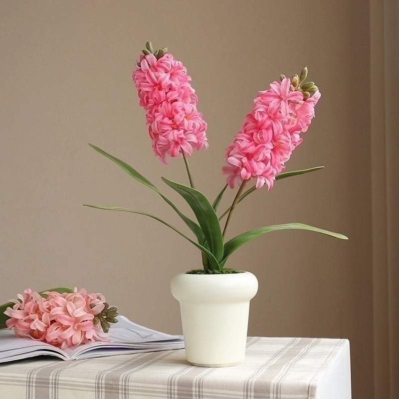 Pastoral Floral PU Leather Artificial Flower Decor | Home Decor & Accessories