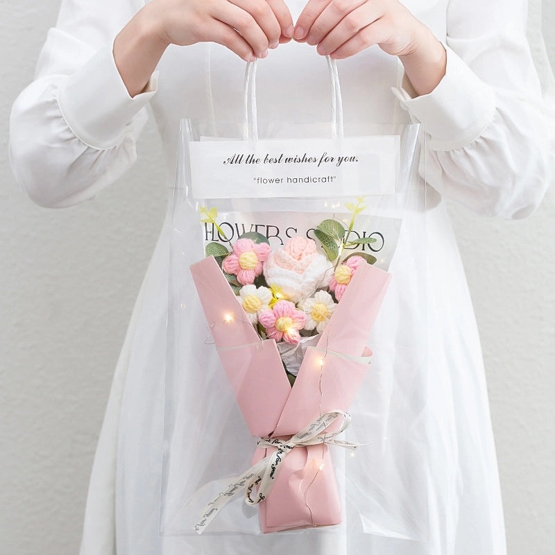 Simple Elegant Fabric Flower Bouquet|Home Decor Artificial Flowers