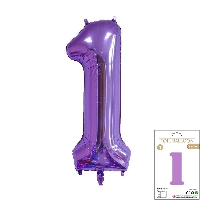 Personalized Birthday Number Balloons Aluminum Foil Party Decorations|Party Supplies Balloons