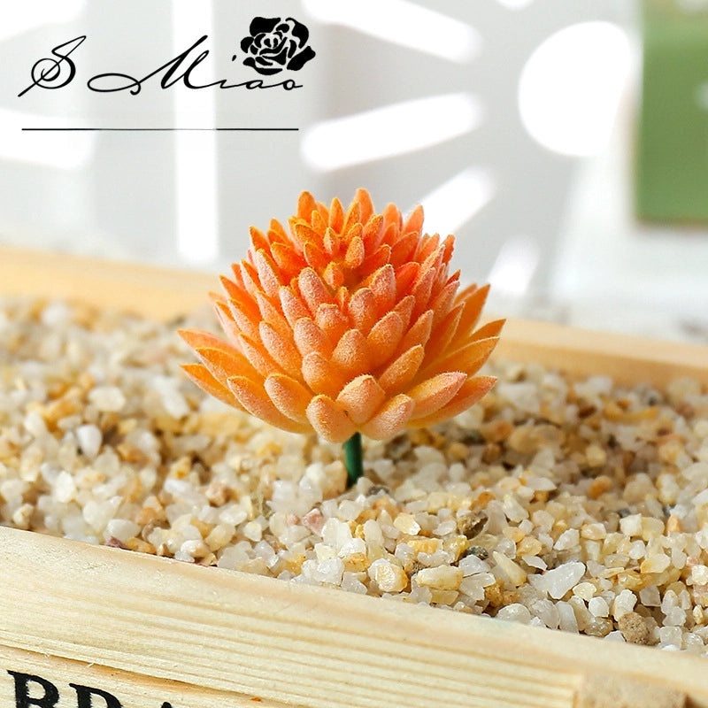 Jigwa Lotus Artificial Succulent Plant Wall Decor DIY Creative Supplies Factory Direct|Home & Garden Decorations