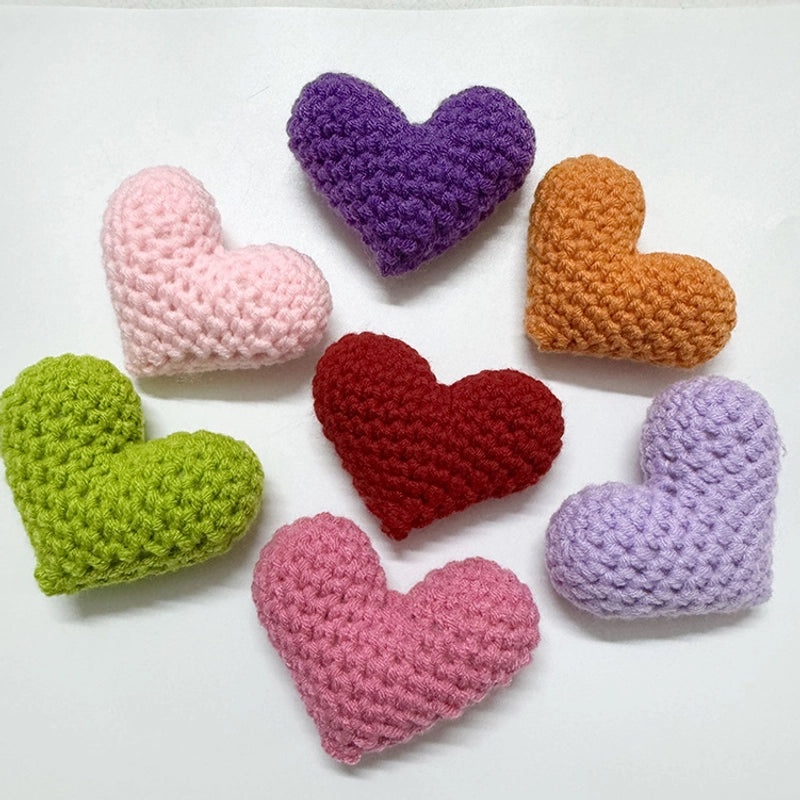 Minimalist Sunflower Heart-Shaped Rose Yarn Artificial Flowers|Home Decor Artificial Flowers