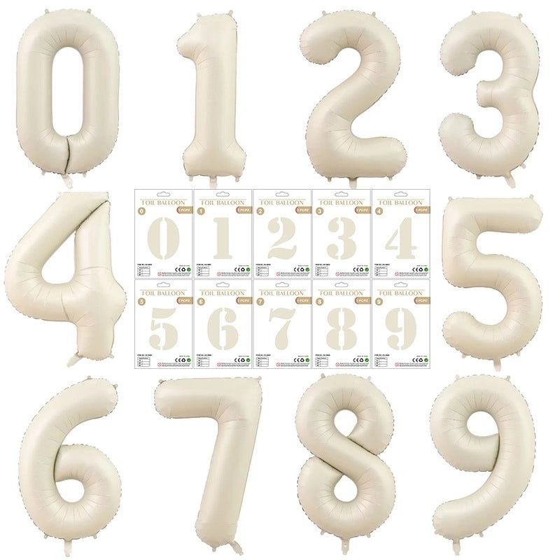 Personalized Birthday Number Balloons Aluminum Foil Party Decorations|Party Supplies Balloons