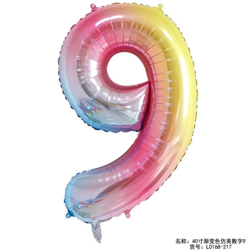 Personalized Birthday Number Balloons Aluminum Foil Party Decorations|Party Supplies Balloons
