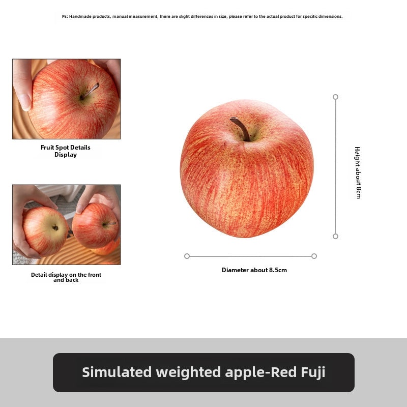 Realistic Fake Fruit Set Apple Grape Banana for Home Decor Exhibition Hotel Display Teaching Photography Props|Home Decor