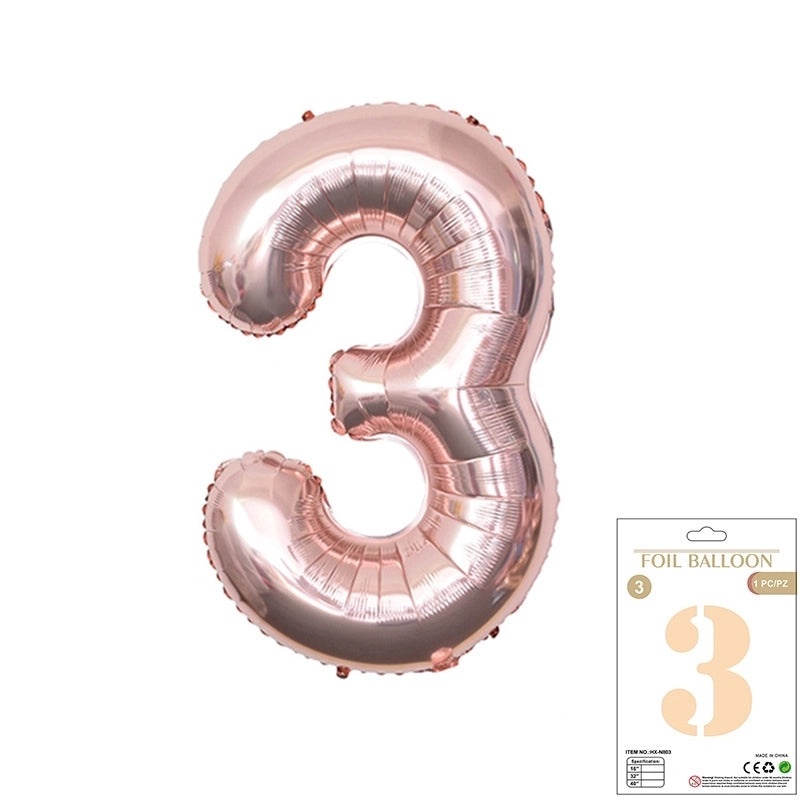 Personalized Birthday Number Balloons Aluminum Foil Party Decorations|Party Supplies Balloons