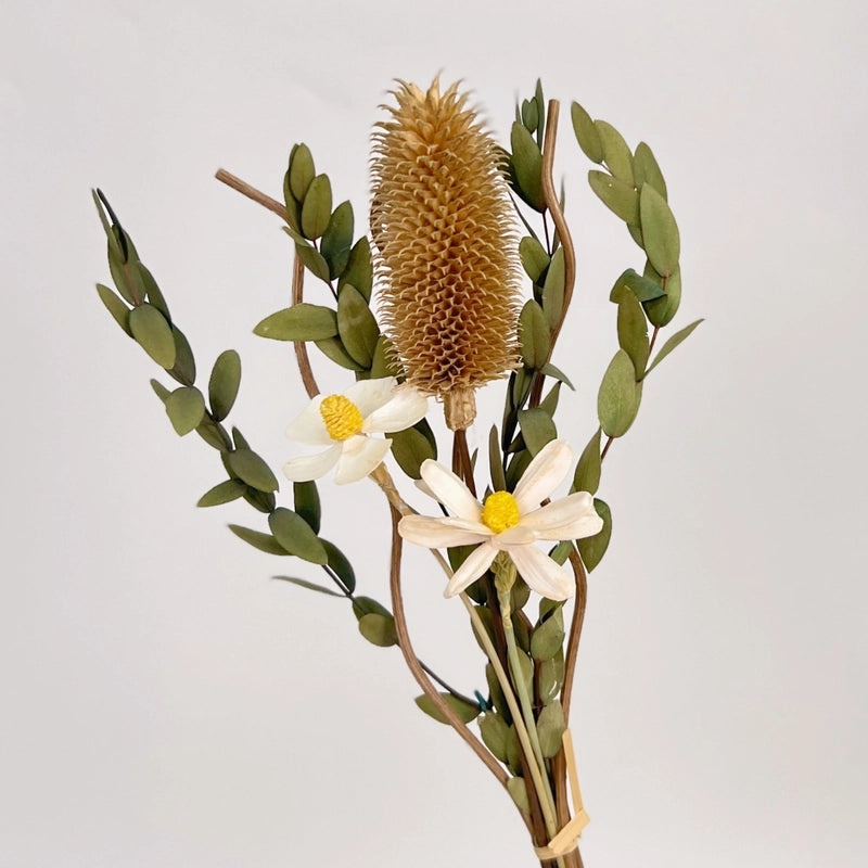 Elegant Romantic Dried Flower Arrangement Preserved Fresh Artificial Floral Decoration|Home Decor Artificial Flowers