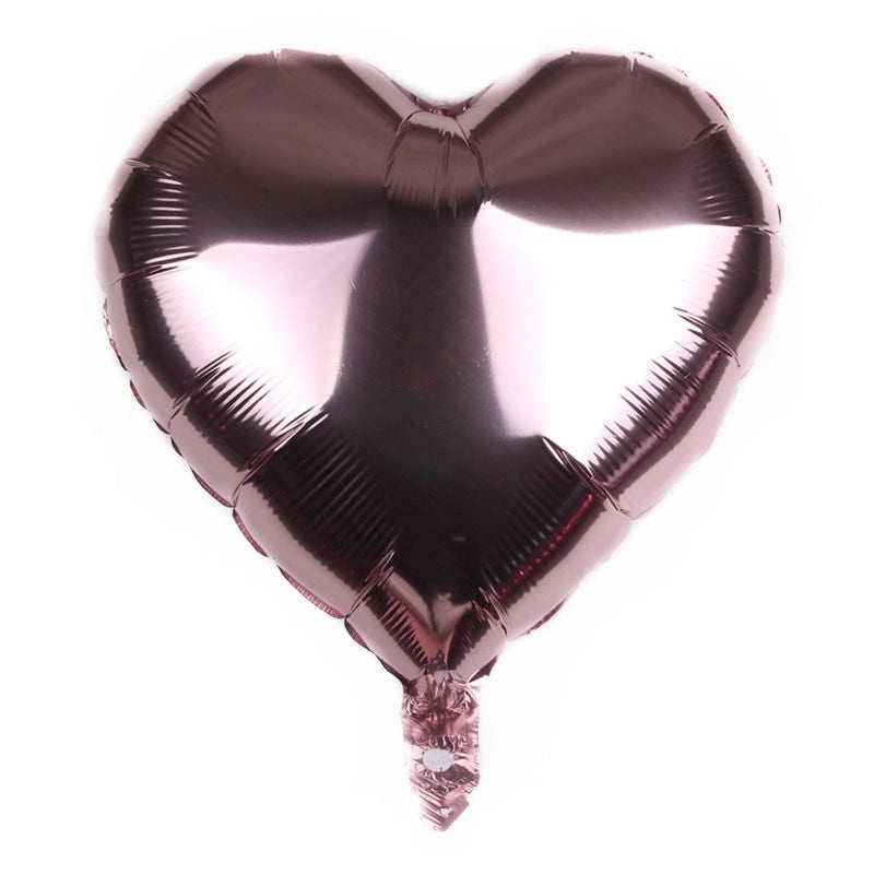 50 Pack Valentine's Day Heart-Shaped Aluminum Foil Balloons for Party Decor|Party Supplies