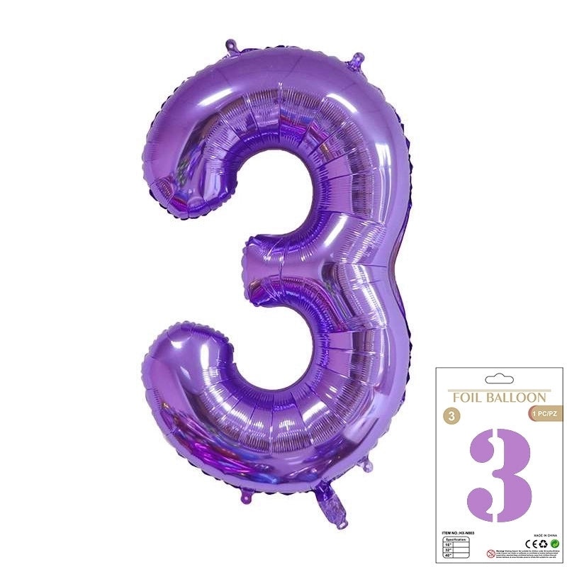 Personalized Birthday Number Balloons Aluminum Foil Party Decorations|Party Supplies Balloons