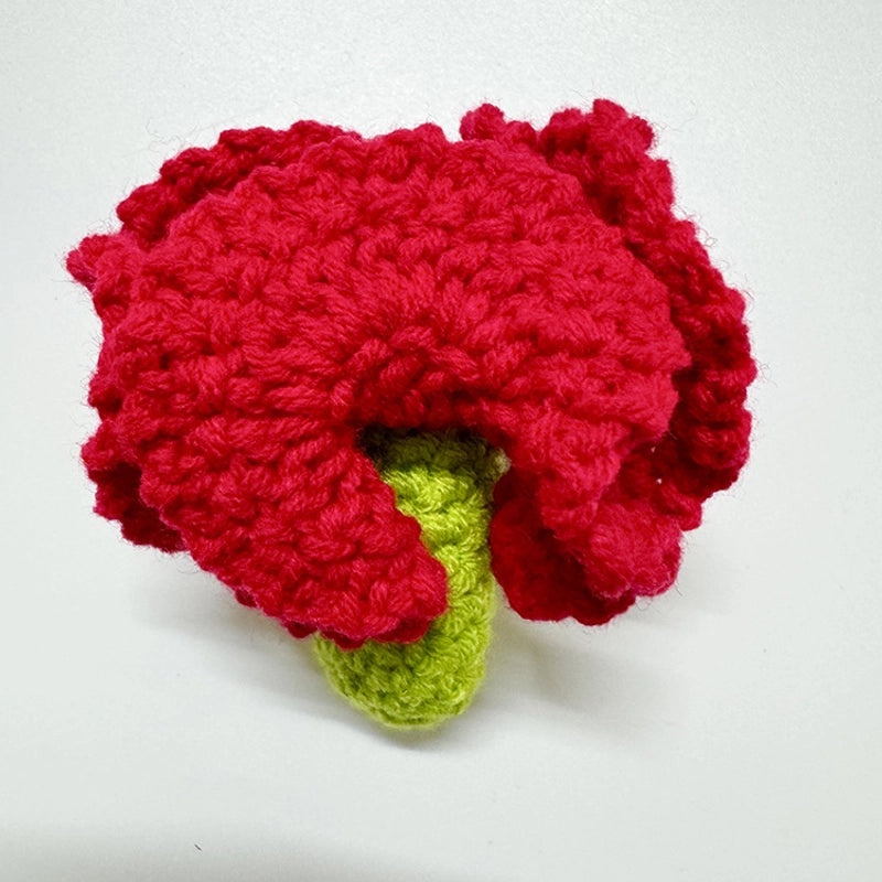 Minimalist Sunflower Heart-Shaped Rose Yarn Artificial Flowers|Home Decor Artificial Flowers