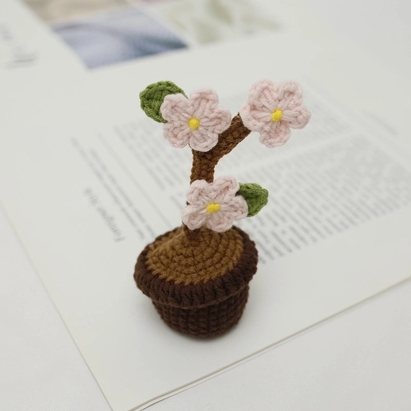Cartoon Style Floral Cotton Thread Fake Plant 1 Piece | Home Decor Artificial Flowers