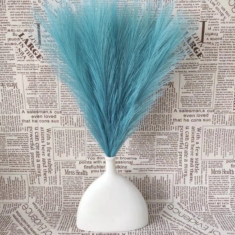 Nordic Style Artificial Flowers with Reed and Raw Silk Texture|Home Decor Artificial Plants