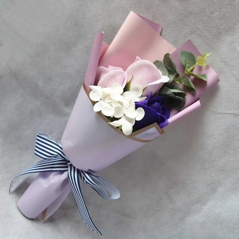 Minimalist Classic Flower Soap Artificial Flowers for Home Decor|Home & Garden > Home Decor > Artificial Flowers