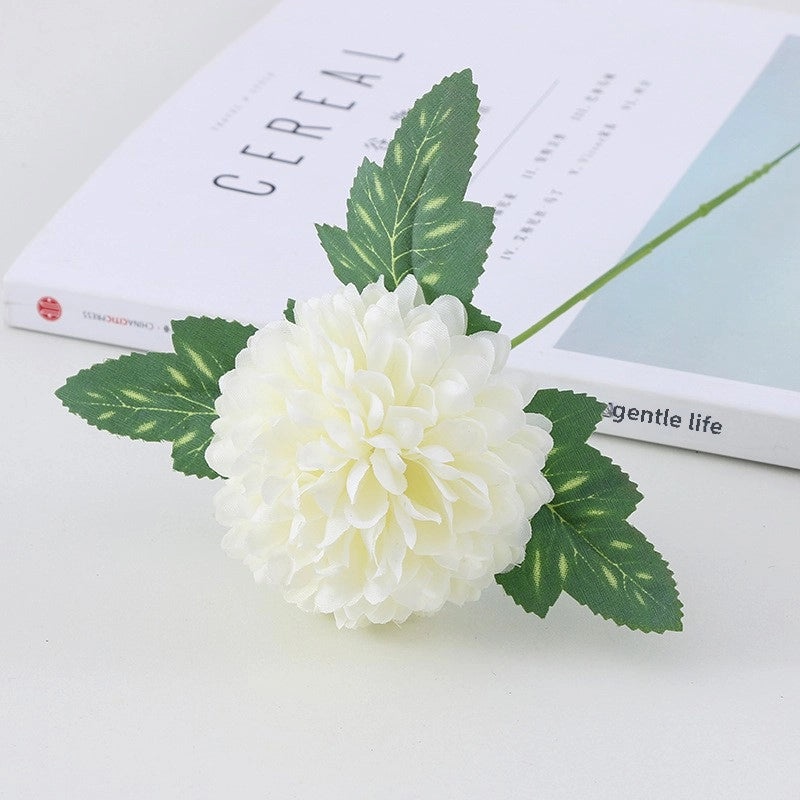 Artificial Silk Chrysanthemum Flower Single Stem Wedding Home Decor Soft Faux Floral Arrangement|Home Decor & Wedding Supplies
