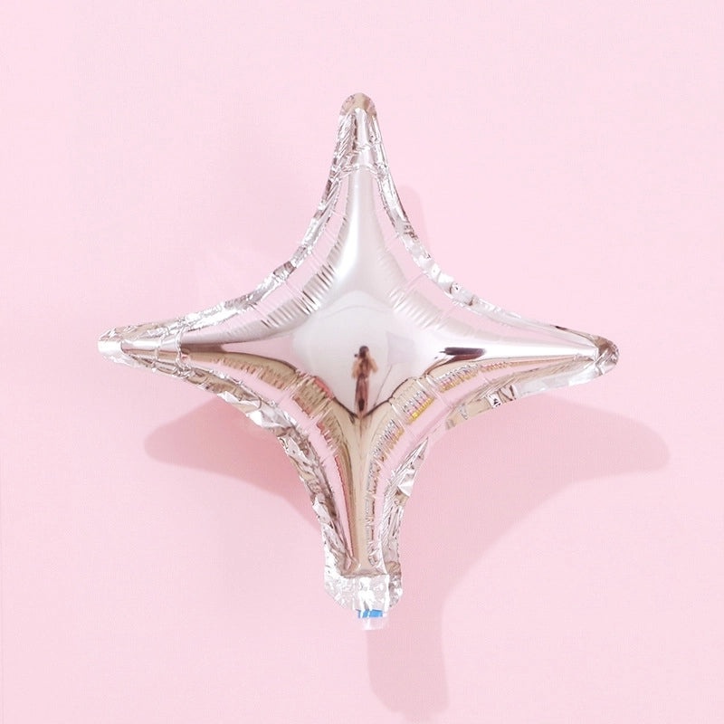 50 Star-Shaped Aluminum Foil Balloons for Birthday Party Decorations | Party Supplies & Balloons