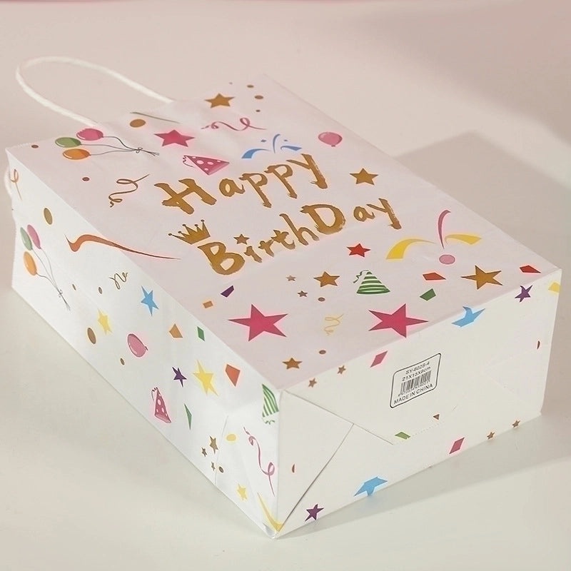 Birthday Themed Letter Balloon Design Party Favor Gift Bags|Party Supplies Gift Bags