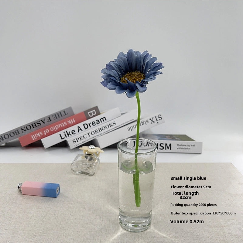 2 Pieces Realistic Artificial Sunflower Home Decor Wedding Floral Arrangement Fake Flower Bouquet|Home Decor & Floral Ornaments